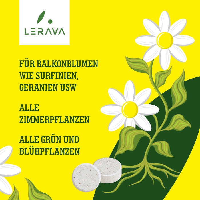 LERAVA Flowertabs Blumendünger
